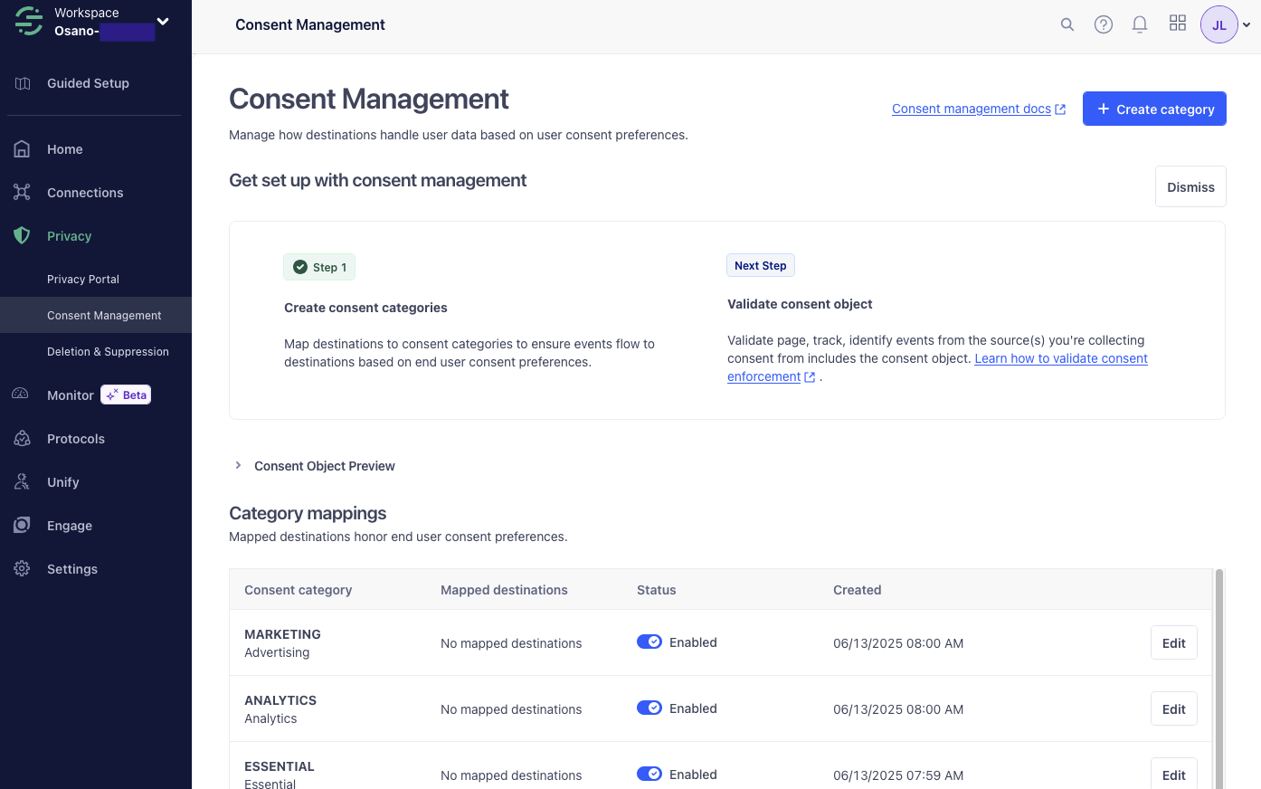 Segment Consent Management